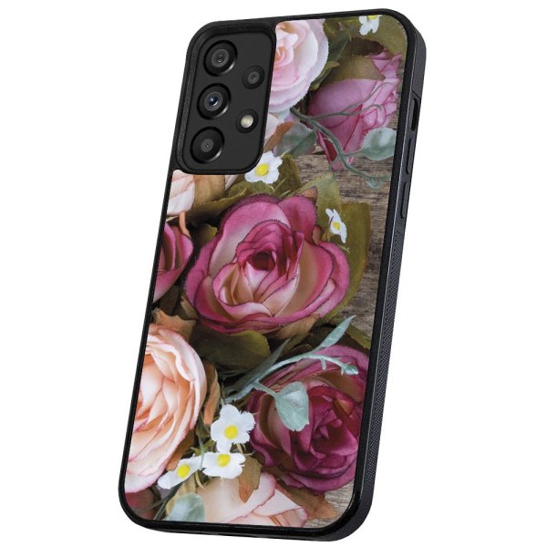 Samsung Galaxy A33 5G - Skal/Mobilskal Blommor multifärg