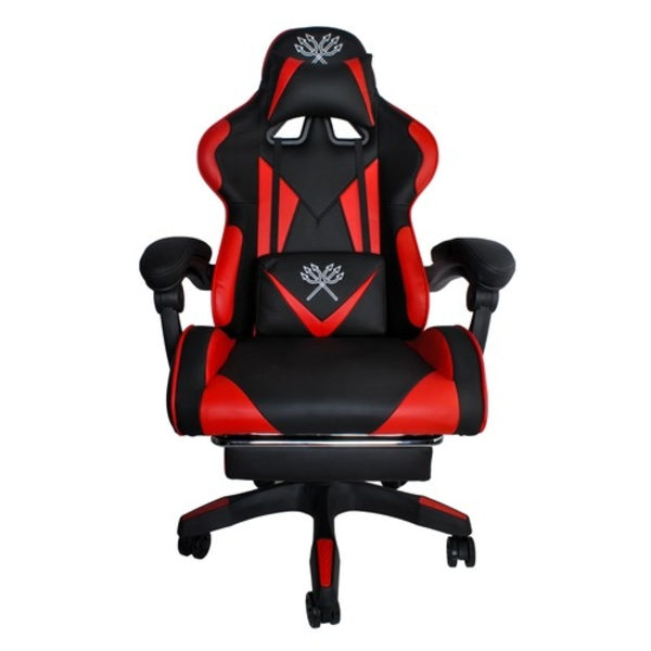 Gamingstol - Kontorstol med Fodstøtte - Stol til Gaming Black