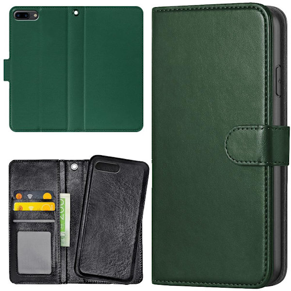 Huawei Honor 10 - Mobilcover/Etui Cover Mørkgrøn Dark green