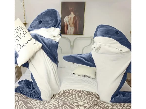 Hajfilt pyjamas nattkläder kostym varm vinterhuvtröja tjock l L
