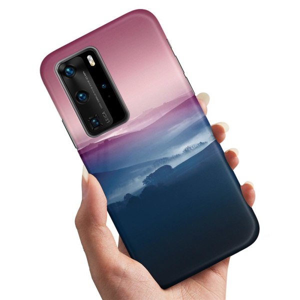 Huawei P40 - Cover/Mobilcover Farverige Dale