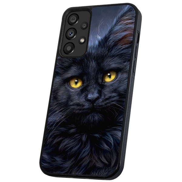 Samsung Galaxy A33 5G - Skal/Mobilskal Svart Katt