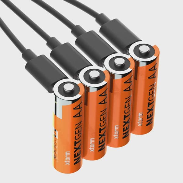 Xtorm NextGen AA-batterier USB-C uppladdningsbara 4-pack