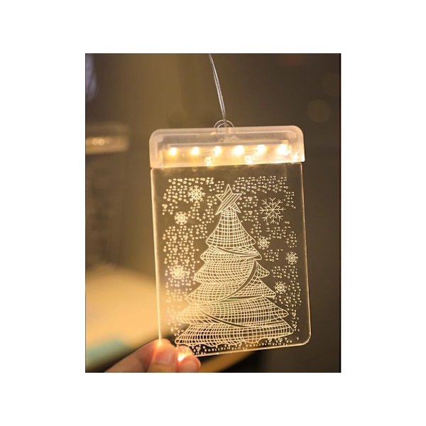 Jul LED-lampa Fönster