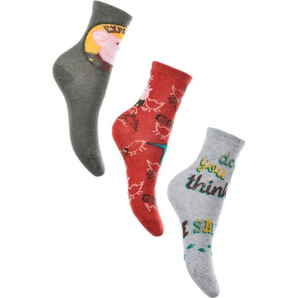 Greta Gris Barnstrumpor / Strumpor för Barn - 3-Pack 27/30