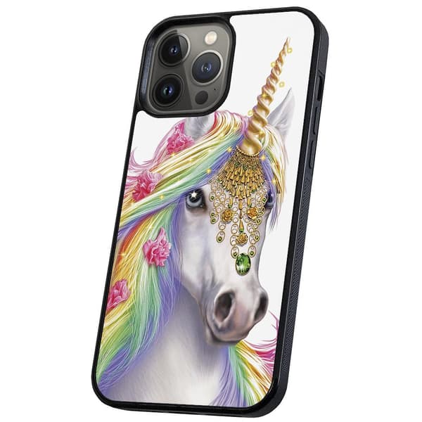 iPhone 13 Pro Max - Deksel/Mobildeksel Unicorn/Enhjørning Multicolor