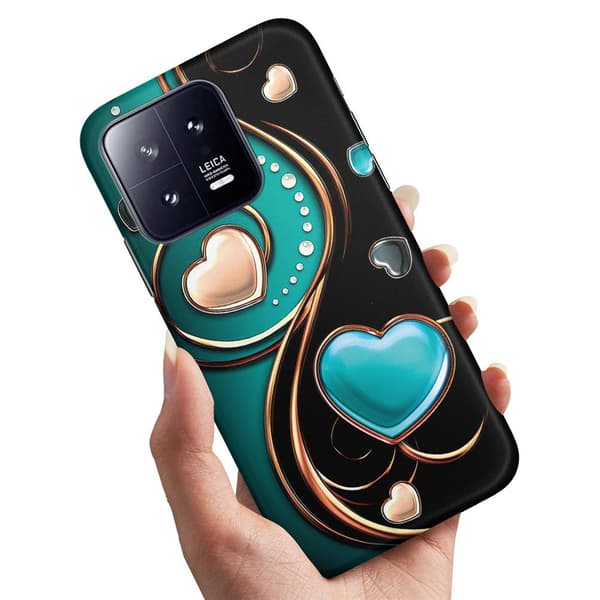 Cover / Mobilcover til Xiaomi 13 Pro - Hjerter