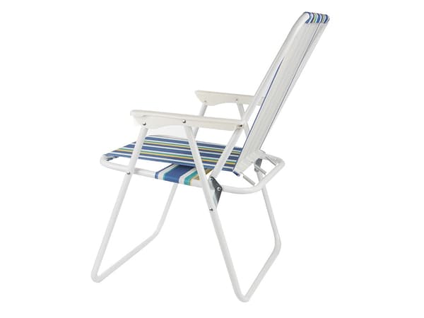 Strandstol / Solstol - Stol till Strand - Hopfällbar Blå