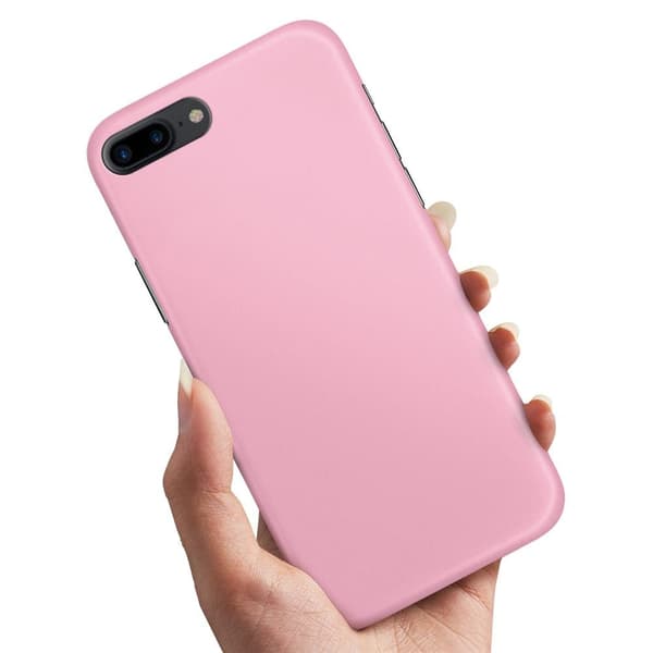 Skal / Mobilskal till iPhone 7 / 8 Plus - Ljusrosa Ljusrosa
