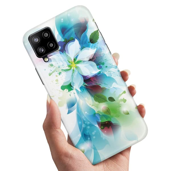 Deksel / Mobildeksel til Samsung Galaxy A12 - Blomst