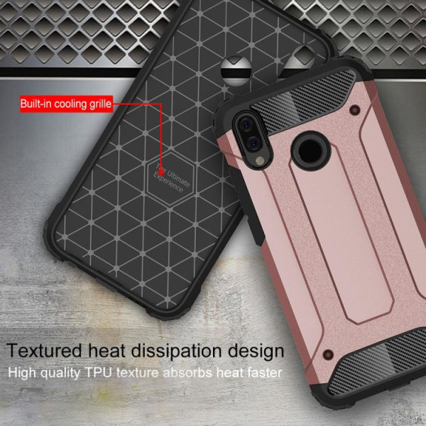 Huawei Y6 (2019) - Deksel/mobildeksel - Tøft Pink