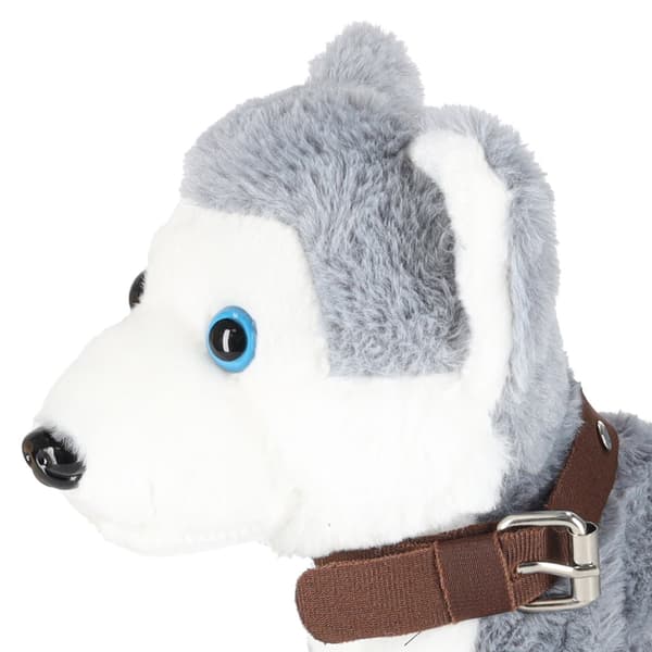 Interaktiv hund i koppel husky