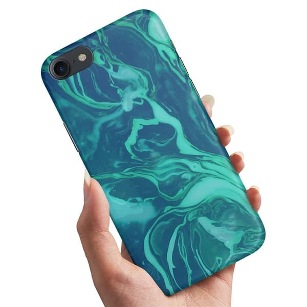 Skal / Mobilskal till iPhone 7 / 8 / SE - Marmor multifärg
