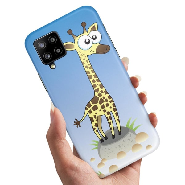 Samsung Galaxy A42 5G - Cover/Mobilcover Tegnet Giraf