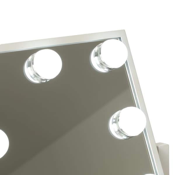 LED-sminkspegel med USB-lampor 30x40cm