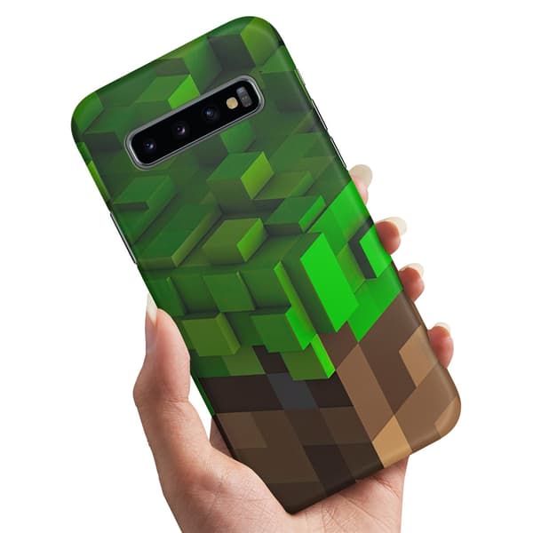 Deksel / Mobildeksel til Samsung Galaxy S10 Plus - Minecraft