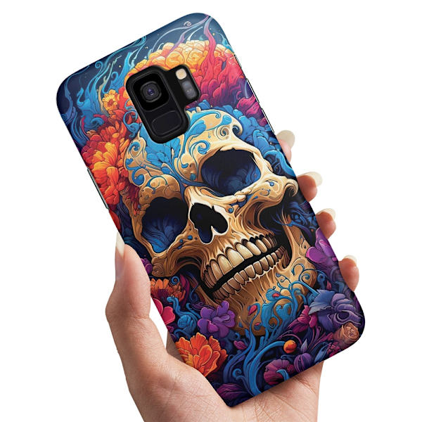 Deksel / Mobildeksel til Samsung Galaxy S9 Plus - Skull