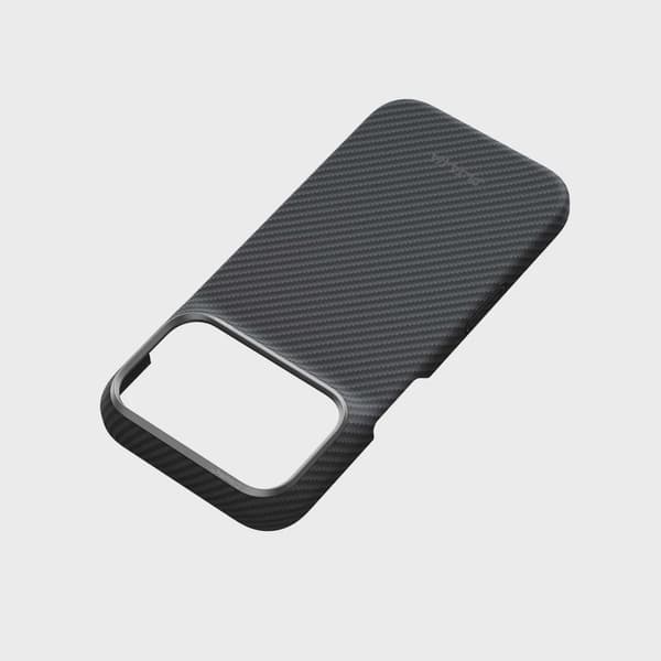 Pitaka Edge MagSafe Fodral iPhone 18 Pro/17 Pro Black/Grey