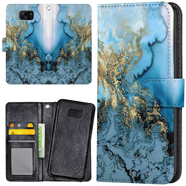 Samsung Galaxy S7 - Mobilcover/Etui Cover Kunstmønster