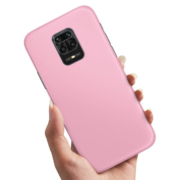 Xiaomi Redmi Note 9 Pro - Cover/Mobilcover Lysrosa Light pink