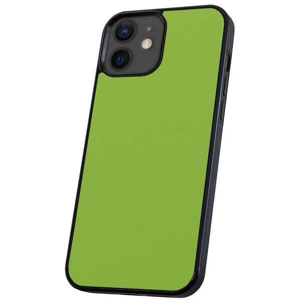 iPhone 12 Mini - Cover/Mobilcover Limegrøn