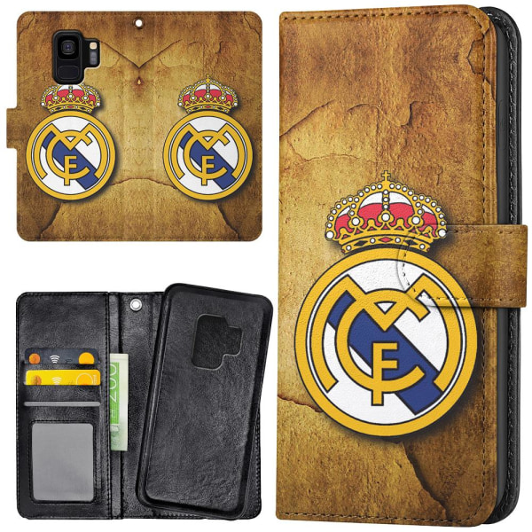 Samsung Galaxy S9 - Plånboksfodral/Skal Real Madrid