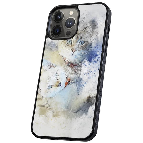 iPhone 13 Pro - Skal/Mobilskal Katter multifärg