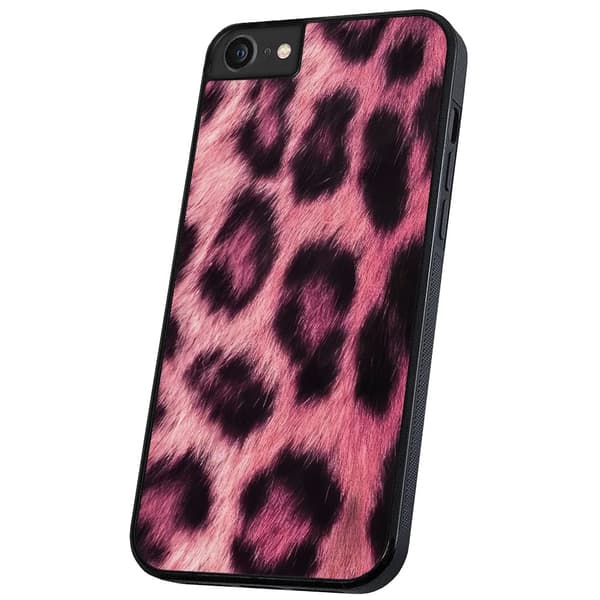 iPhone 16e/17e - Kuoret/Suojakuori Pink Leopard