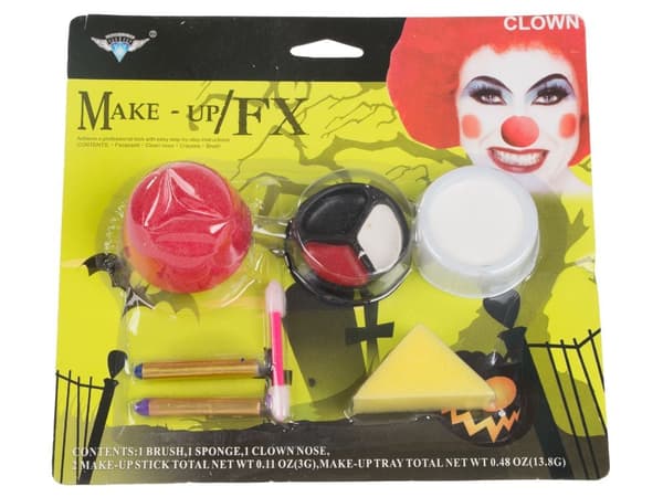 Makeup kit clown nos för halloween makeup för cosplay makeup