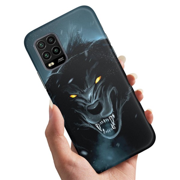 Xiaomi Mi 10 Lite - Cover / Mobilcover Black Wolf