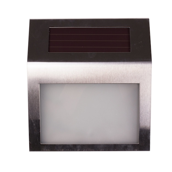 Husnummer LED solcell rostfri IP44