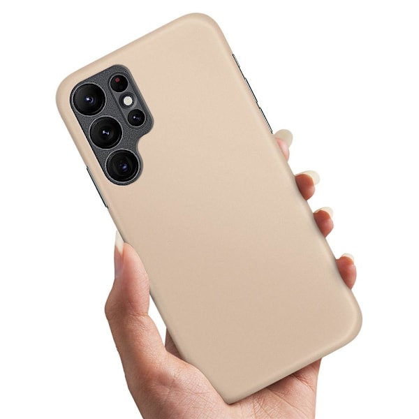 Samsung Galaxy S23 Ultra - Skal/Mobilskal Beige