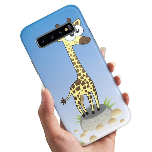 Samsung Galaxy S10 - Deksel/Mobildeksel Tegnet Giraff