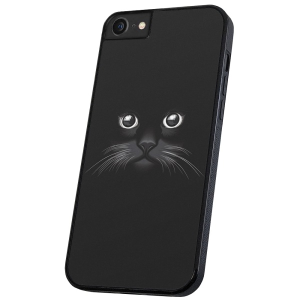 iPhone 6/7/8 Plus - Kuoret/Suojakuori Musta Kissa