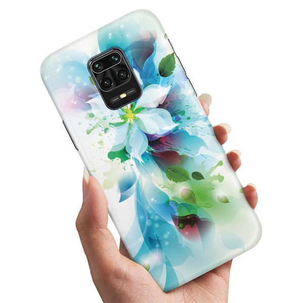 Deksel / Mobildeksel til Xiaomi Redmi Note 9 Pro - Blomst