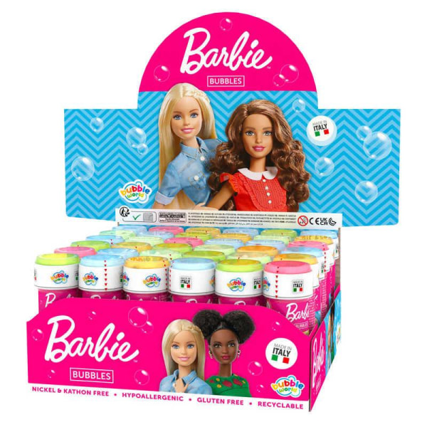 4-Pack - Såpbubblor Barbie - 60ml multifärg