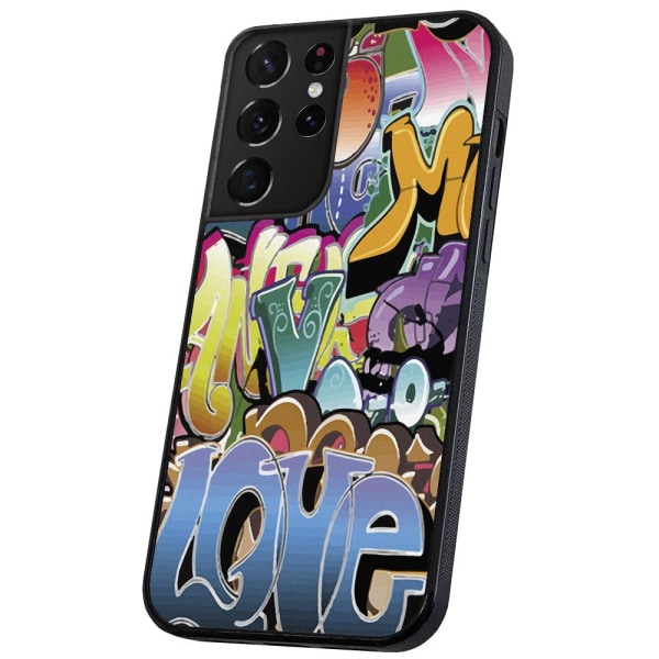 Samsung Galaxy S21 Ultra - Cover/Mobilcover Graffiti