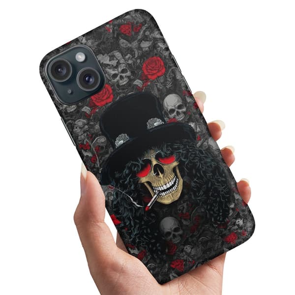 Deksel / Mobildeksel til iPhone 14 / 15 Plus - Slash Skull