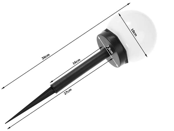 Solcell Trädgårdsbelysning LED - 4-Pack
