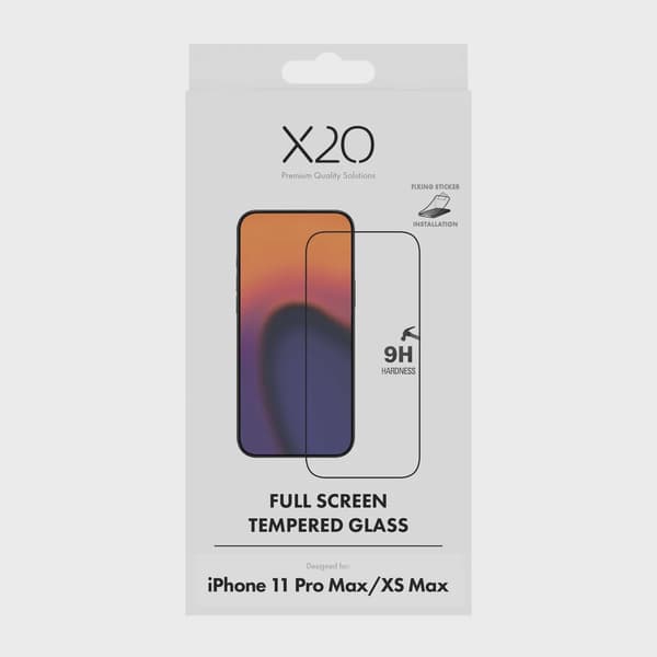 X2O Full Screen Skärmskyddsglas iPhone 11 Pro Max/XS Max