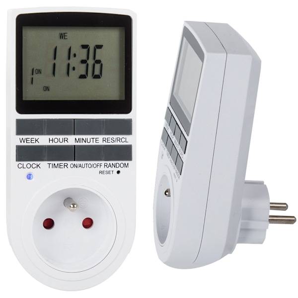 Strömbrytare med Timer - Automatiskt på/av stängning