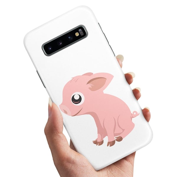 Samsung Galaxy S10 Plus - Skal/Mobilskal Minigris