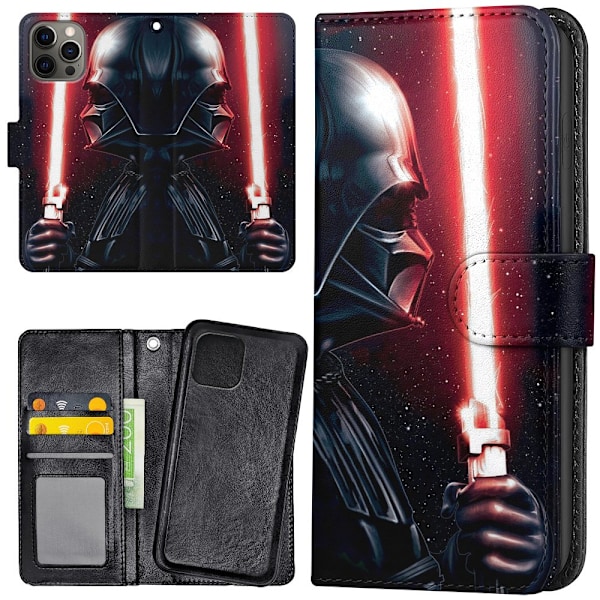 iPhone 16 Pro Max - Plånboksfodral/Skal Darth Vader