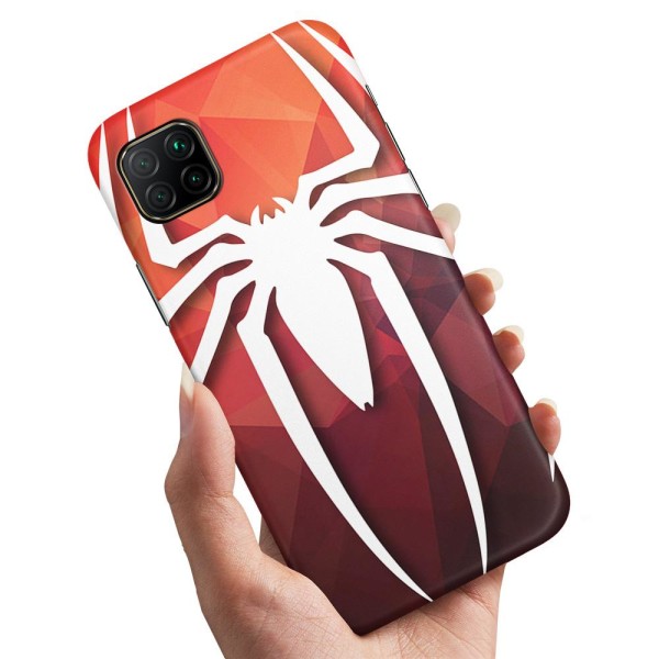 Huawei P40 Lite - Cover / Mobilcover Spider-Man Symbol