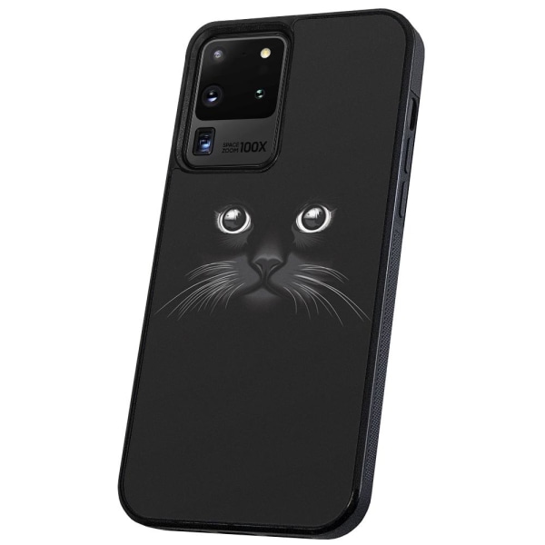 Samsung Galaxy S20 Ultra - Deksel/Mobildeksel Svart Katt