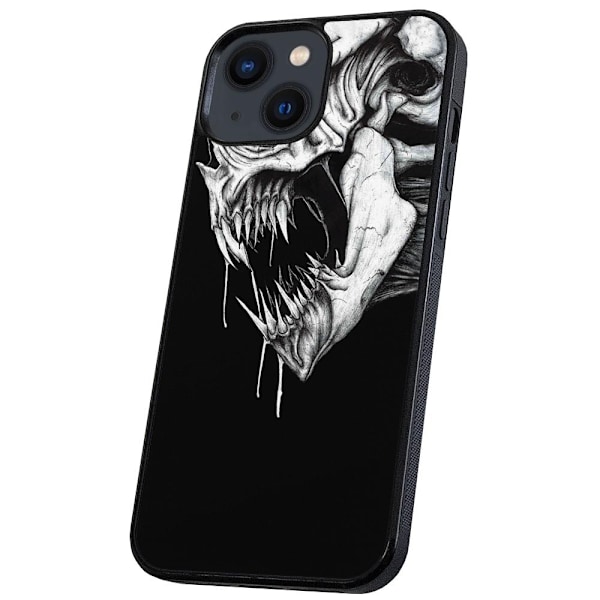 iPhone 13 Mini - Deksel/Mobildeksel Dødningehode Monster