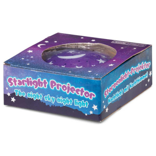 Stjerneprojektor / LED-lampe med Stjerner – Stjernelampe Multicolor