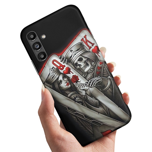 Samsung Galaxy A56 5G - Skal/Mobilskal King Queen Kortlek