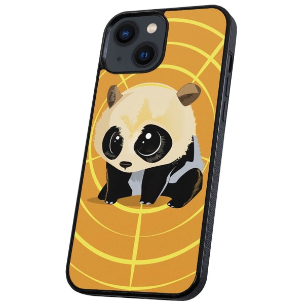 iPhone 13 - Cover/Mobilcover Panda Multicolor