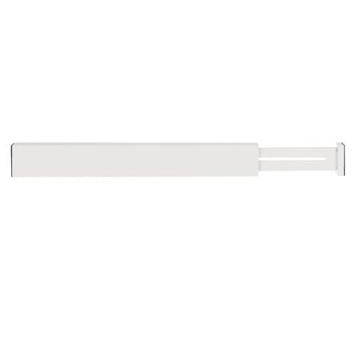 Justerbar Avdelare för Låda - 42-56 cm Vit - 8-Pack